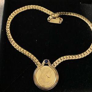 Franklin Mint - The Cleopatra Necklace 22kt Gold Plated 1987